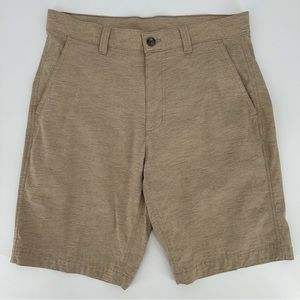 Eddie Bauer Shorts Golf Camping Men’s Size 32 Stretch Oatmeal Beige Nylon Blend